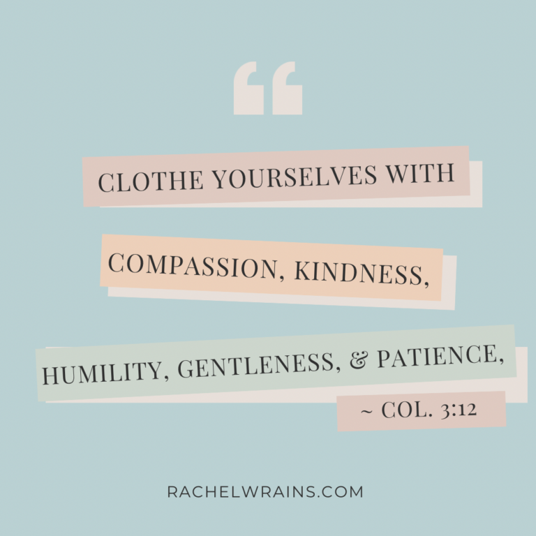 Wearing God’s Love… [a not-so-easy how-to]